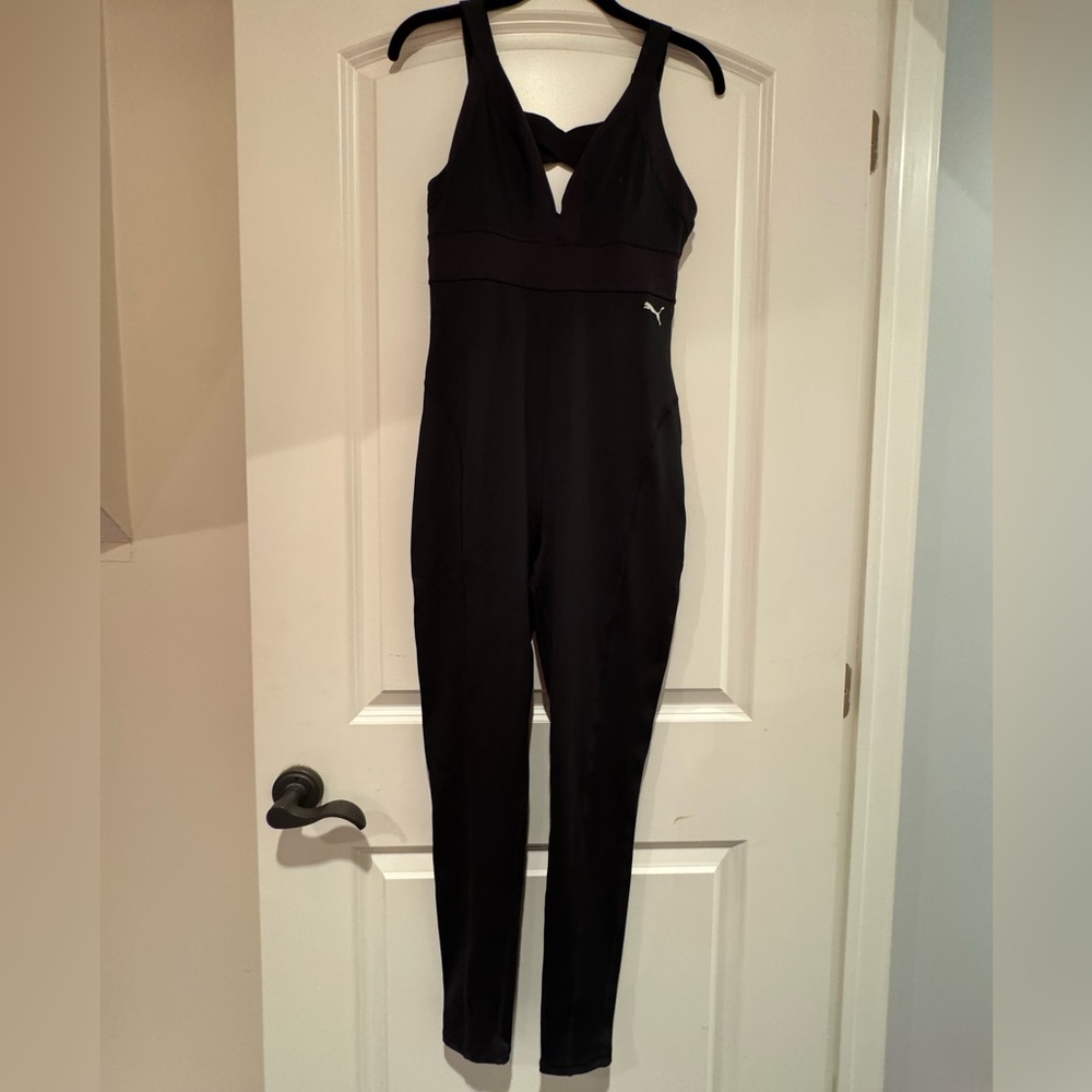 Puma Women's Sleek Black Jumpsuit